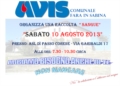 Donazione Sabato 10 Agosto 2013 a Passo Corese