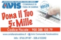 Sostieni l'AVIS donando il tuo 5 per mille