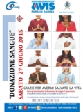 Donazione di sangue a Corese Terra sabato 27 giugno