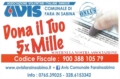 Sostieni l'AVIS donando il tuo 5 per mille