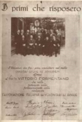 I PRIMI DONATORI DI SANGUE 1927